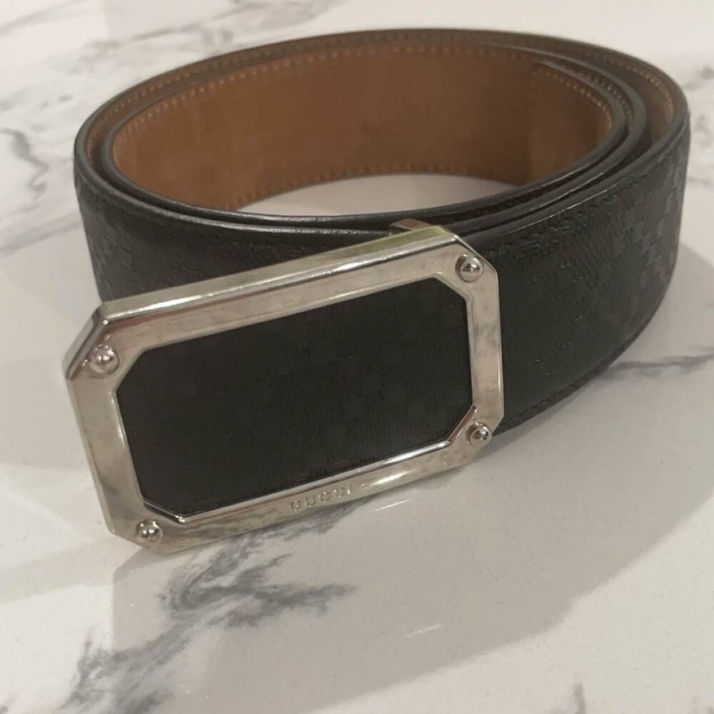 Men's Leather Gucci Belt